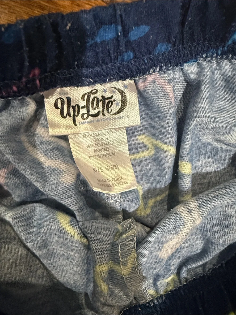 Kids' Navy Shark Print and Plaid Pajama Shorts Set
